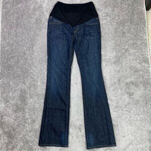 Citizens of Humanity Maternity Jeans Women's 28 Blue Bootcut Full Panel Dark